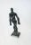 Black Mid 20th Century Meticulously Formed and Welded Brutalist Style Skater Sculpture For Sale - Image 8 of 12