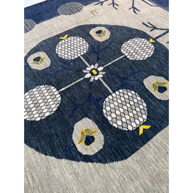 Handmade using all wool from India 12 ft x 18 ft, stunning area rug. A true statement piece!