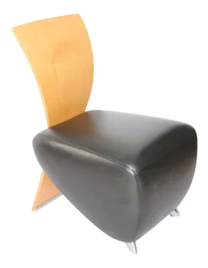 Postmodern Leather BOBO Easy Chair by Dietmar Sharping
