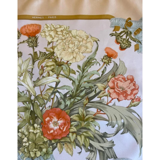 1970s Hermès Gavroche Silk Scarf “Regina” 1997 For Sale - Image 5 of 8