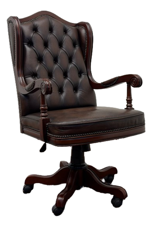 Large English Chesterfield Office Chair