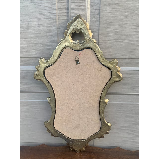 Italian Rococo Style Giltwood Wall Mirror For Sale - Image 10 of 10