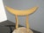 1970s Vintage Mid Century Modern Tan Velvet Tufted Chair W Unique Backrest For Sale - Image 5 of 12
