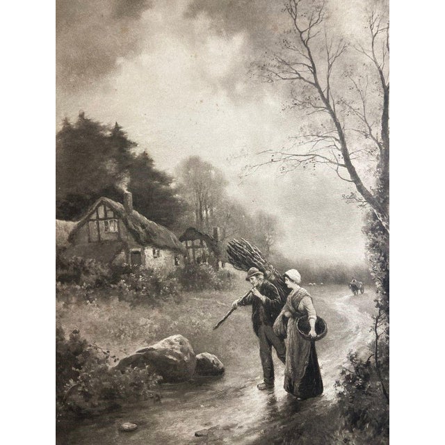 James Walter Gozzard, Landscape, 1910, Lithograph, Framed For Sale - Image 10 of 12