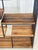 Brown Wooden Bookcase or Room Divider For Sale - Image 8 of 10