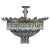 Crystal and Brass Chandelier, Italy, 1940s For Sale - Image 13 of 13