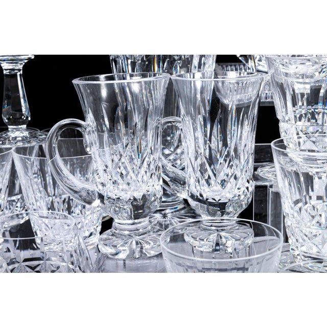 Extensive Collection of Waterford Kylemore Crystal Drinkware For Sale - Image 17 of 18