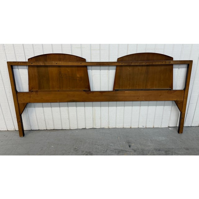 Mid-Century Modern Lane 1st Edition King Size Walnut Headboard For Sale In Philadelphia - Image 6 of 7