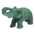 Vintage Miniature Well-Carved Uncommon Amazonite Stone, Lucky Elephant! For Sale