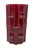 1950’s Red Wing Usa Burgundy Bamboo Ceramic 7.5” Tall Vase #400 Light Grey Interior For Sale - Image 12 of 12