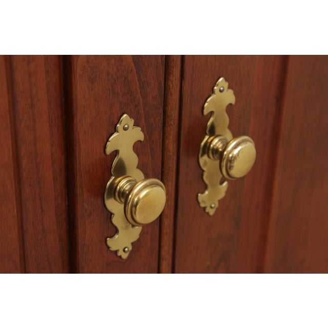 Stickley Cherry 2 Door Server Cabinet For Sale - Image 13 of 15