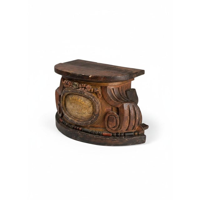 19th Century Southern European Polychrome Church Stand, 1800 For Sale - Image 14 of 14