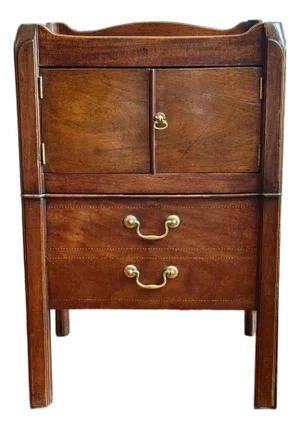 Antique English Commode Cabinet