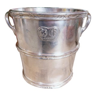 Vintage Silver Champagne Bucket From Hotel Alexandria in Los Angeles For Sale