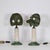 Set of 2 table lamps designed by Elin Raaberg Nielsen for Seguso Vetri D'Arte from the "Le Maschere" series. All pieces...