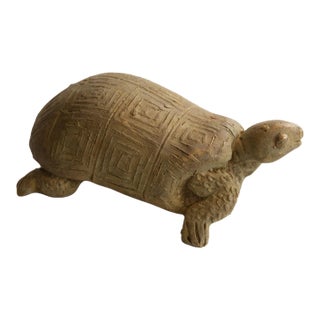 Vintage African Tortoise Sculpture For Sale