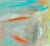 Trixie Pitts "Koi Pond" by Trixie Pitt Large Abstract Expressionist Coastal Painting For Sale - Image 4 of 12