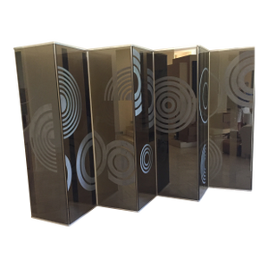 Richard Schultz 8-Panel Smoked Glass Screen