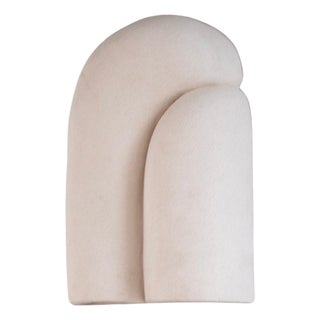 Sète Wall Light in White Chamotte Stoneware by Alice Lahana Studio For Sale