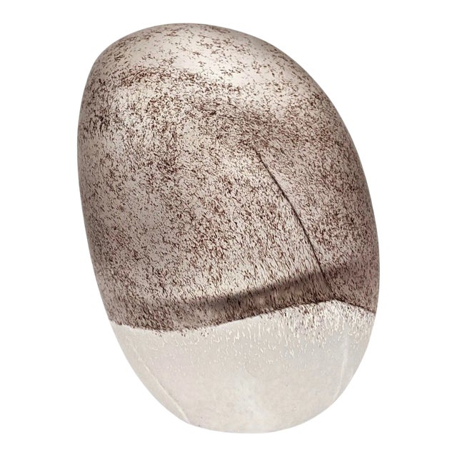 Late 20th Century Translucent Glass Form For Sale