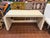 1980s 1980's Off White Laminate Waterfall Console Table. For Sale - Image 5 of 18