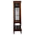 19th Century Antique French Mahogany Glazed Display Vitrine Cabinet For Sale - Image 3 of 10