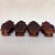 Brown Vintage Hand Carved Wise Monkeys Sculpture - - Set of4 For Sale - Image 8 of 8