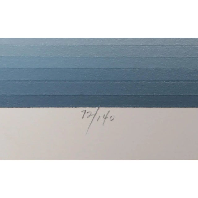 Artist: Roy Ahlgren, American (1927 - 2011) Title: Thermal Inversion Year: 1980 Medium: Serigraph, signed and numbered in...