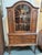 Queen Anne Mahogany China Cabinet, Antique For Sale - Image 4 of 12