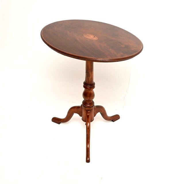 Antique Georgian Inlaid Side Table, 1790 For Sale - Image 3 of 10