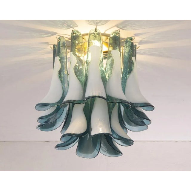 1990s Ceiling Light in Muarno Glass, Italy, 1990s For Sale - Image 5 of 12