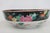Asian Famille Noire Enamel Glazed Porcelain Centerpiece Bowl Floral Motif 4995b For Sale - Image 11 of 18