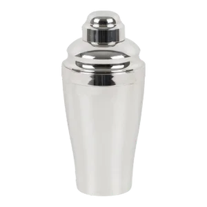 Saint Medard France, Art Deco Silver Plate Cocktail Shaker with Lemon Squeezer