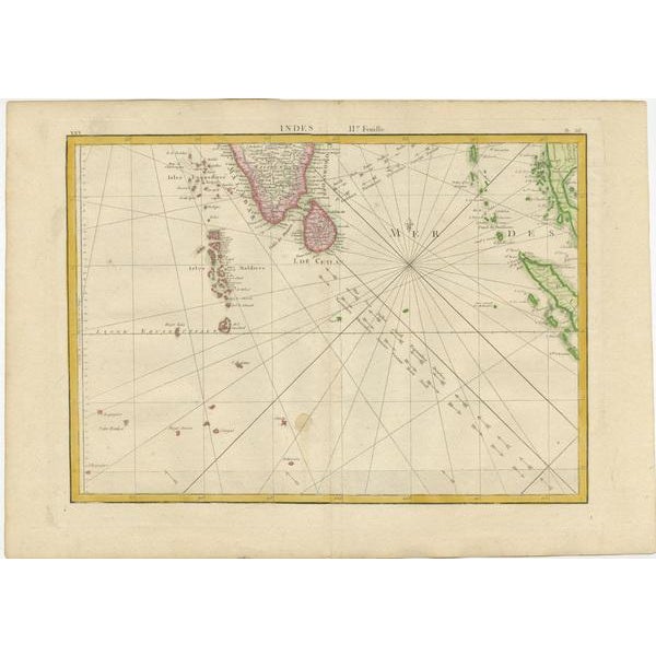 Traditional Masterpiece Maps of the Indian Ocean, 1770, Set of 2 For Sale - Image 3 of 11