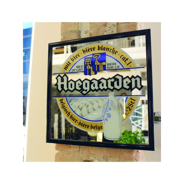 Type Mirror Hoegaarden sign Dating 1960-70 Industrial Style Origin Belgium / Italy Manufacturer Hoegaarden Attribution...