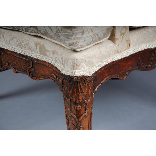 20th Century Louis XV French Oak Armchair For Sale - Image 16 of 18