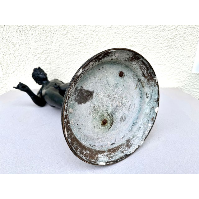 Praxiteles, Large Bronze Sculpture Narcissus of Pompeii, 1890s, Bronze For Sale - Image 15 of 18