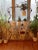 Mid Century European Gold Metal and Glass Etagere/Shelves/Plant Stand For Sale In Atlanta - Image 6 of 12