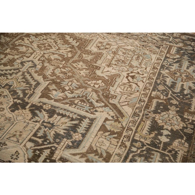 Vintage Distressed Heriz Carpet - 8'7" x 11'4" For Sale - Image 9 of 10