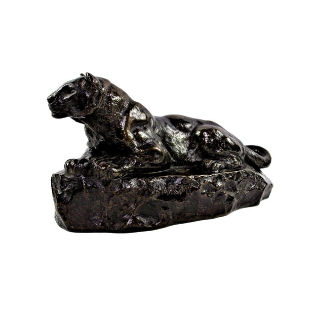 Bronze Tunis Panther N°1 by Antoine-Louis Barye, 1875 For Sale - Image 10 of 10