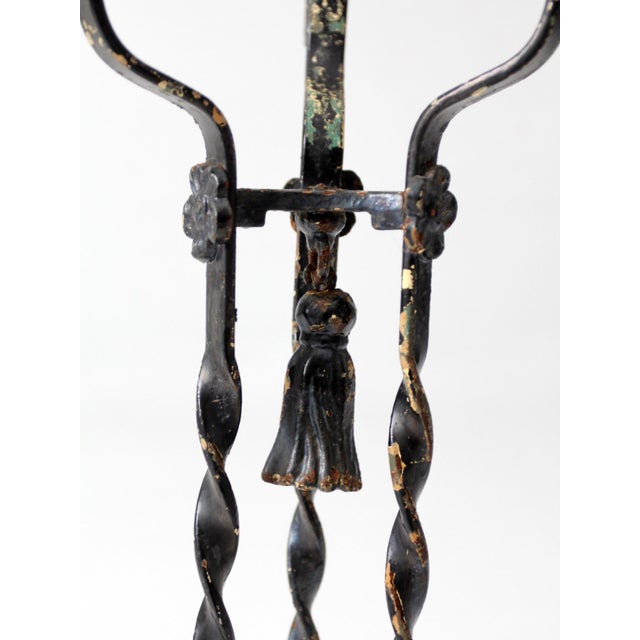 Antique Victorian Wrought Iron Plant Stand For Sale - Image 13 of 18