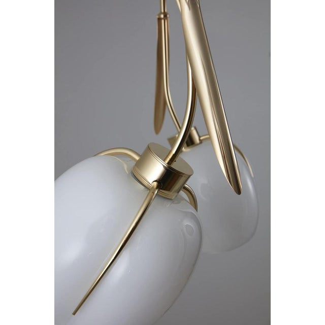 Not Yet Made - Made To Order Round Muguet Pendant Lamp by Jennifer Midoz For Sale - Image 5 of 7