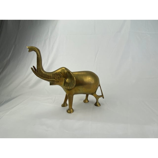 Vintage Brass Elephant Figurine Chairish