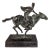 1990s Bronze of Equestrian Figure 'King on Galoppng Horse' For Sale
