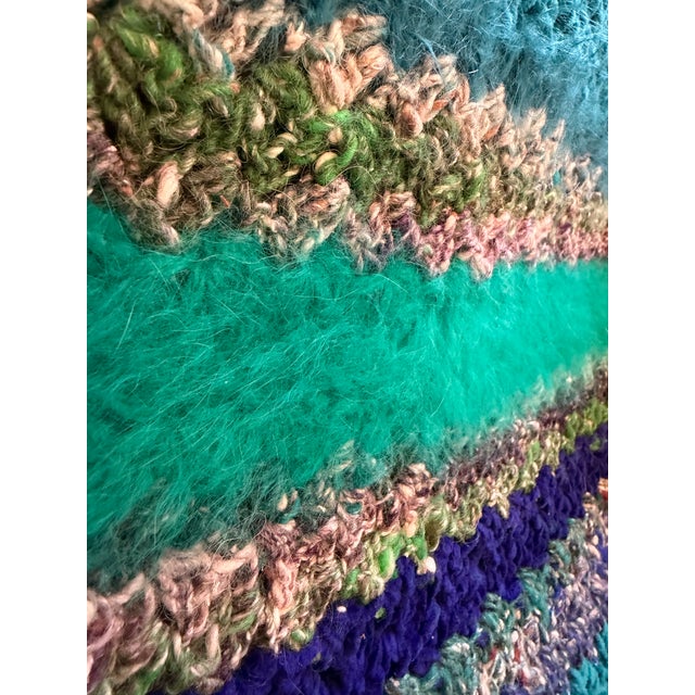 Textile New Old Stock Studio Textile Throw For Sale - Image 7 of 12