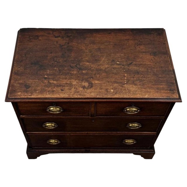 18th Century Antique English Georgian Chest of Drawers, 1700s For Sale - Image 5 of 12