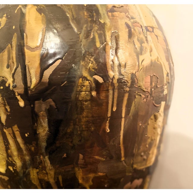 Coffee Monumental Flynn Sochon Pottery Vase For Sale - Image 8 of 12