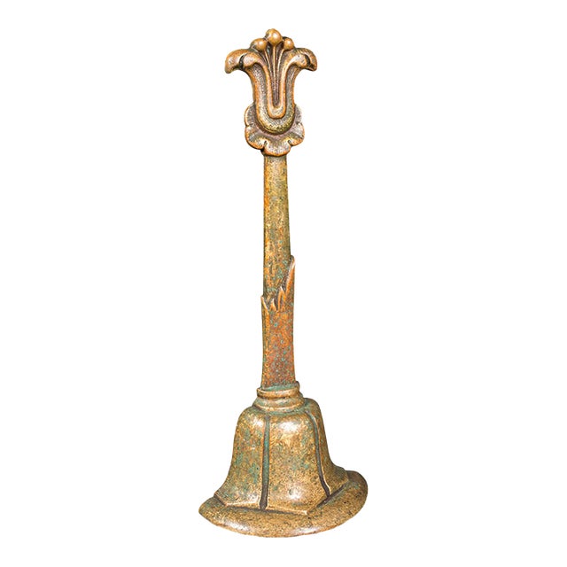 Antique Decorative Doorstop, Dutch, Brass, Door Porter, Georgian, Circa 1800 For Sale