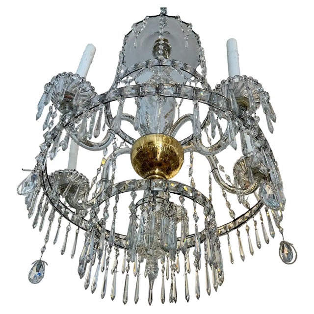 19th Century Swedish Neoclassical Chandelier For Sale In Boston - Image 6 of 6