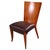 Contemporary 1990s Dakota Jackson "Aldabhra" Sculptural Side Chair With Black Leather Seat For Sale - Image 3 of 4